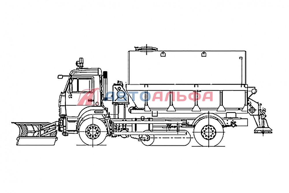 Камаз 43253 чертеж