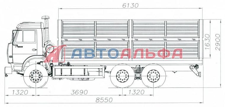 Шасси КАМАЗ 53215-1069-15 ЕВРО 2