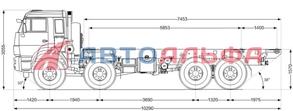 Камаз 65201 чертеж