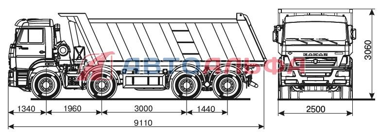 Камаз 65201 схема