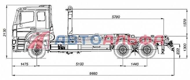 Камаз 65207 чертеж