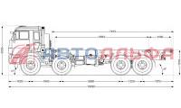 Камаз 65201 чертеж