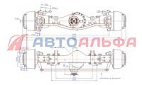 Камаз 65222 передний мост схема