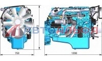 Двигатель ЯМЗ серии 53601 - схема