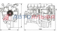 Двигатель ЯМЗ серии 6501.10 - схема