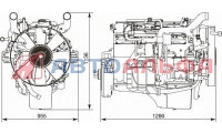 Двигатель ЯМЗ серии 65111 - схема
