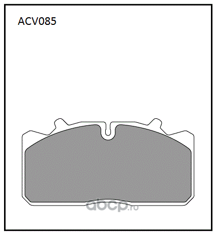 acv085kshd Колодки тормозные дисковые| (направляющие и датчики в комплекте) — фото 255x150