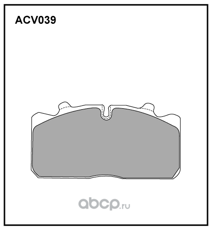 acv039k Колодки тормозные MAN RENAULT передние/задние дисковые (4шт.) ALLIED NIPPON — фото 255x150