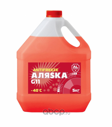 5527 Антифриз Аляска 40 G11 готовый -40C красный 5 кг 5527 — фото 255x150