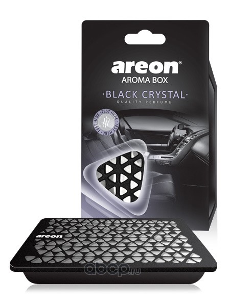 704abc01 Ароматизатор для автомобиля AREON AROMA BOX Черный кристалл 704-ABC-01 (1/6) — фото 255x150