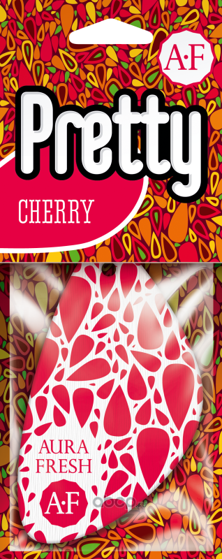 23290 Ароматизатор воздуха подвесной  AURA FRESH PRETTY бумажный Cherry — фото 255x150