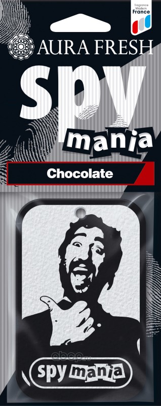 23100 Ароматизатор подвесной картонный (chocolate) Spy Mania AURA FRESH — фото 255x150