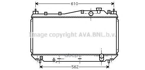 hd2113 AVA HD2113_радиатор системы охлаждения АКПП Honda Civic VI 1.41.61.7 01-05 — фото 255x150