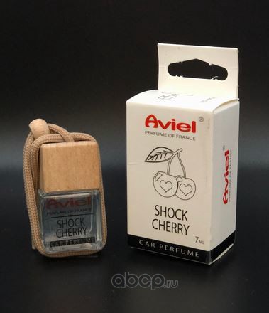 frshockсherry031686 Ароматизатор подвесной жидкостный (Shock cherry) 7мл Perfume of France AVIEL — фото 255x150
