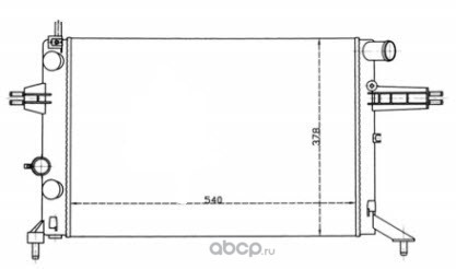 opast9891a ASTRA 98- РАДИАТОР ОХЛАЖДЕН (см.каталог) — фото 255x150