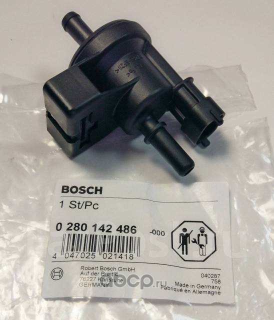 0280142486 Клапан вентиляции топливного бака BOSCH 0 280 142 486 — фото 255x150