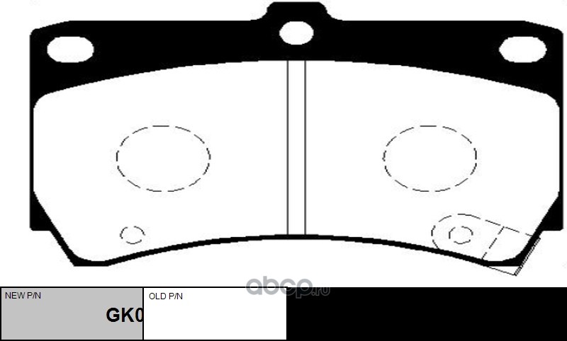 ckkk3 Колодки тормозные дисковые KIA GK0509 — фото 255x150