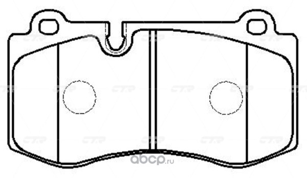 gk0033 Колодки передние MB W211 W221 05-> CTR GK0033 — фото 255x150