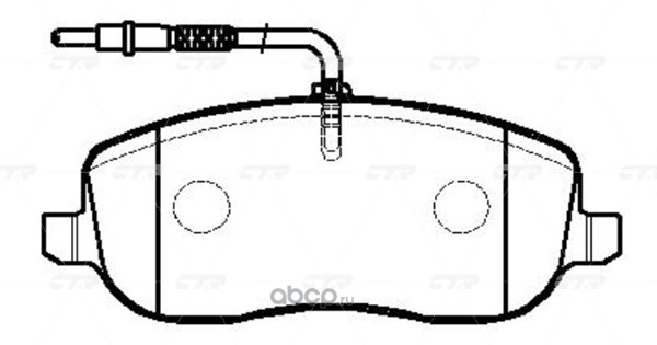 gk0895 Колодки передние Citroen C8, Peugeot 807, Fiat Ulysse 2.0i-2.2i/2.2 CTR GK0895 — фото 255x150