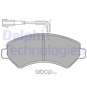 lp1993 Колодки тормозные передние DELPHI LP1993 — фото 255x150