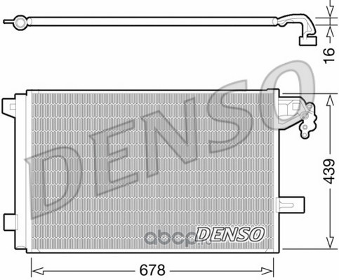 dcn32063 Конденсор кондиц. VW T5 TRANSPORTER STEP1 — фото 255x150