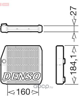 drr09076 Радиатор отопителя ALFA ROMEO - FIAT - OPEL QUBO / PUNTO Evo / PUNTO / Grande PUNTO / FIORINO — фото 255x150