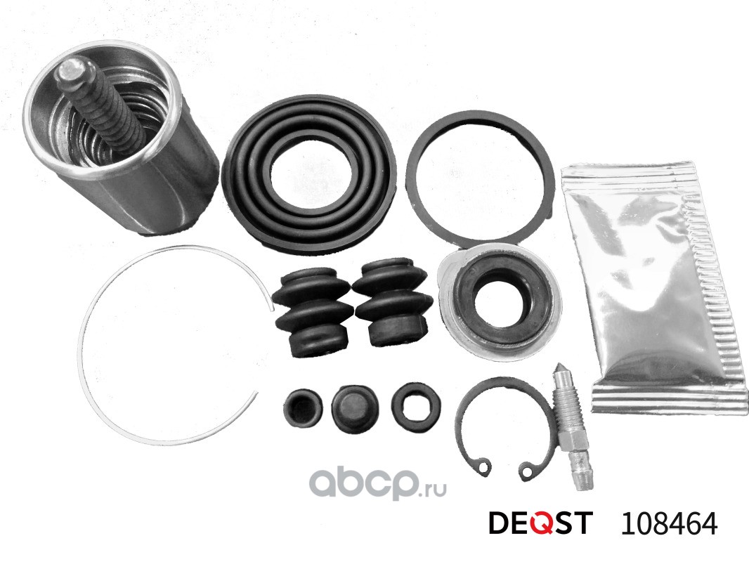 108464 Ремкомплект тормозного суппорта с поршнем переднего (поршень O 48 mm, суппорт Bosch). Применя — фото 255x150