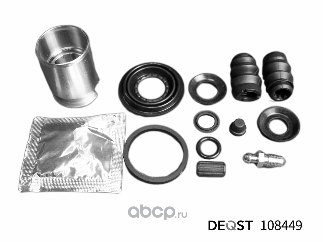 108449 Ремкомплект тормозного суппорта с поршнем заднего (поршень O 38mm, суппорт Bosch). Применяемость: FO — фото 255x150