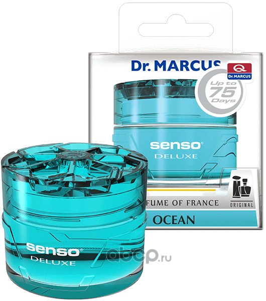 269 Ароматизатор DR. Marcus Senso-DELUXE гелевый "Океан" 50 мл (на панель) — фото 255x150