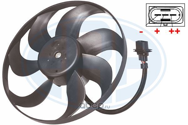 352036 Вентилятор охлаждения радиатора SKODA OCTAVIA, VW BORA/GOLF IV — фото 255x150