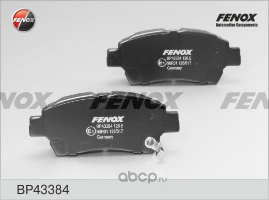 bp43384 Колодки тормозные передние FENOX BP43384 — фото 255x150