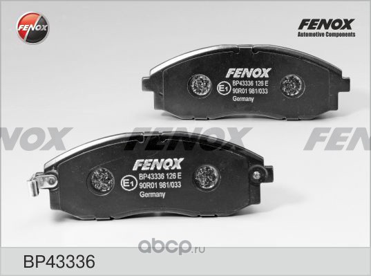 bp43336 Колодки тормозные передние FENOX BP43336 — фото 255x150