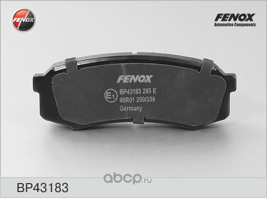 bp43183 Колодки тормозные задние FENOX BP43183 — фото 255x150