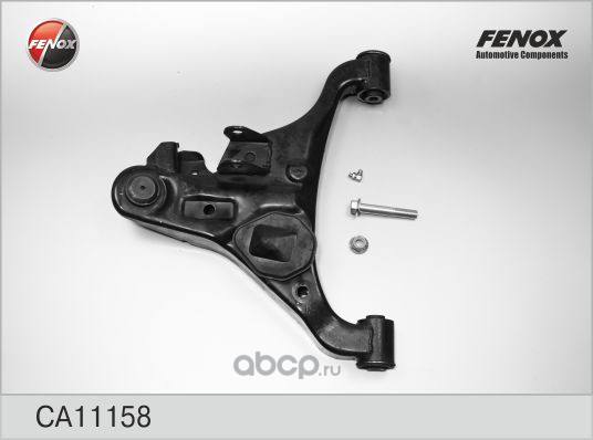 ca11158 РЫЧАГ ПОДВЕСКИ Nissan Navara (D40) 05-, Pathfinder (R51M) 2004-2013 передний левый; c ШО Fenox CA11158 — фото 255x150