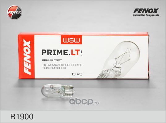 b1900 Лампа 12V W5W 5W FENOX B1900 — фото 255x150