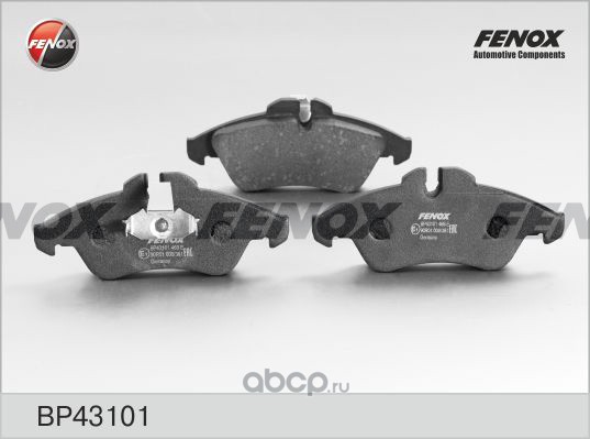 bp43101 Колодки тормозные передние FENOX BP43101 — фото 255x150
