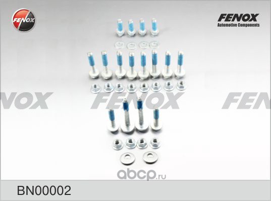 bn00002 Комплект болтов Ford Focus I, II, Mazda 3, Mazda 5, Volvo S40 04 FENOX BN00002 — фото 255x150