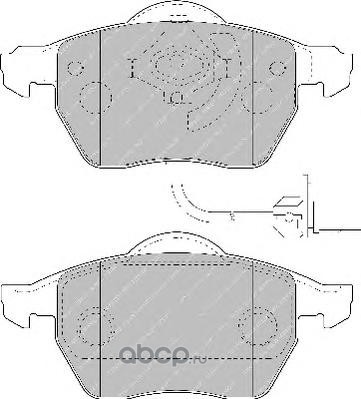 fdb1717 Комплект передних тормозных колодок AUDI A4 (B6) — фото 255x150