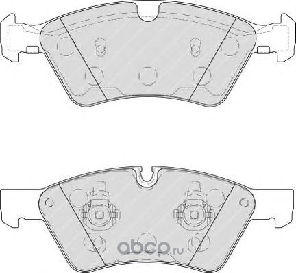 fdb1830 Комплект передних тормозных колодок MERCEDES-BENZ — фото 255x150