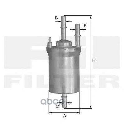 zp8100fl Фильтр топливный AD VW FIL FILTER ZP8100FL — фото 255x150