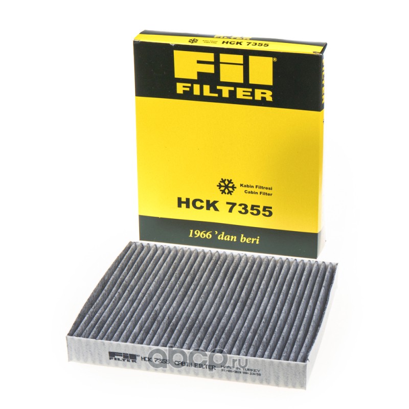 hck7355 Фильтр салонный (угольный) CADILLAC CTS 2013->/OPEL Meriva B 2010-> FIL FILTER HCK7355 — фото 255x150