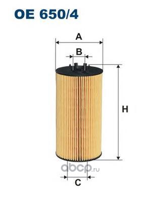 oe6504 Фильтр масляный FILTRON OE650/4 — фото 255x150