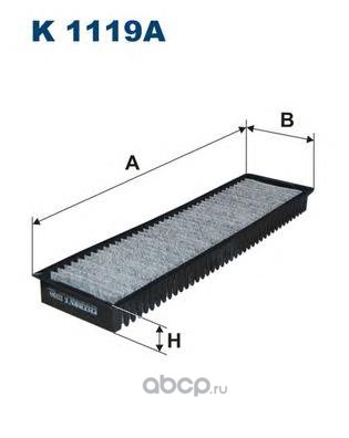 k1119a Фильтр салонный, угольный FILTRON K1119A — фото 255x150