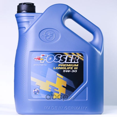 10035l Моторное масло FOSSER Premium Longlife III 5W-30, 5л, 10035l — фото 255x150