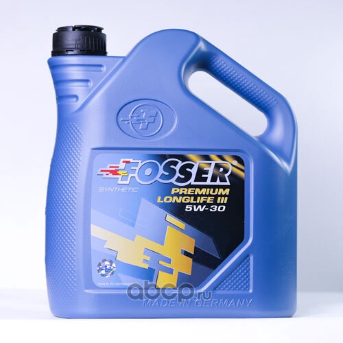 10034l Моторное масло FOSSER Premium Longlife III 5W-30, 4л, 10034l — фото 255x150
