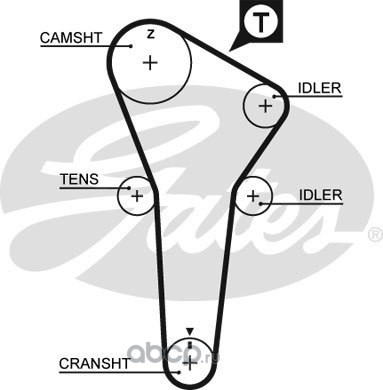 5421xs     Ремень ГРМ GATES 5421XS /859715421/ MAZDA Z5 — фото 255x150