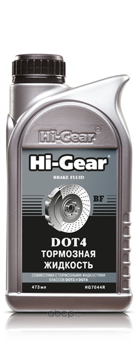 hg7044r Жидкость тормозная DOT-4 Hi-Gear 473 мл — фото 255x150