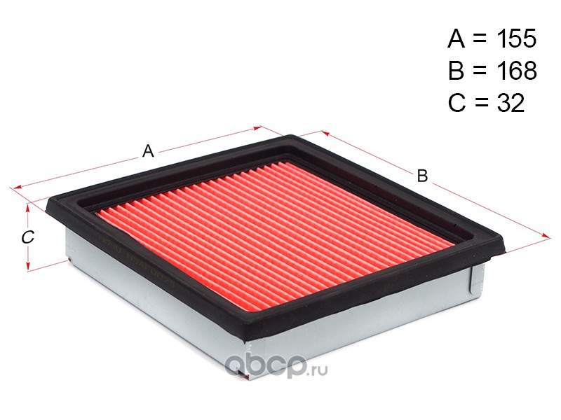 hsaf0025 Фильтр воздушный NISSAN MARCH/MICRA K11 92-02 /K12 02-10/NOTE E11 05- — фото 255x150