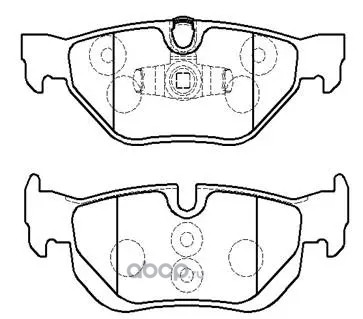 hp9938 Колодки тормозные BMW 1 (E82/E87/E88)/3 (E90/E91/E92/E93) 05- задн. — фото 255x150