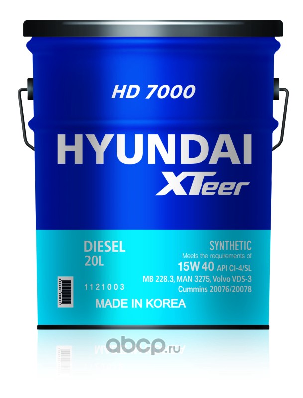 1120015 Масло моторное Xteer HD 10W40 API CI-4 (20L) — фото 255x150